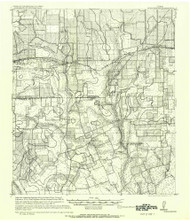 Schulenburg, Texas 1919 (1956) USGS Old Topo Map Reprint 15x15 TX Quad 111502