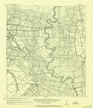 Sealy, Texas 1956 (1956) USGS Old Topo Map Reprint 15x15 TX Quad 121774