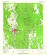 Silsbee, Texas 1955 (1963) USGS Old Topo Map Reprint 15x15 TX Quad 121784