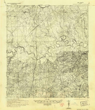 Smithson Valley, Texas 1940 () USGS Old Topo Map Reprint 15x15 TX Quad 121797
