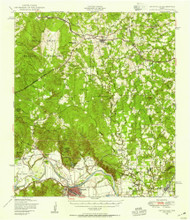 Smithville, Texas 1948 (1956) USGS Old Topo Map Reprint 15x15 TX Quad 121799