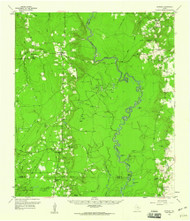 Spurger, Texas 1958 (1960) USGS Old Topo Map Reprint 15x15 TX Quad 122371