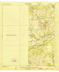 Knickerbocker, Texas 1928 () USGS Old Topo Map Reprint 15x15 TX Quad 121820