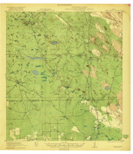 Tarida Ranch, Texas 1921 () USGS Old Topo Map Reprint 15x15 TX Quad 137501