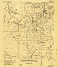 Tilden, Texas 1942 () USGS Old Topo Map Reprint 15x15 TX Quad 121852
