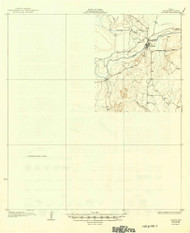 Tilden, Texas 1930 (1949) USGS Old Topo Map Reprint 15x15 TX Quad 121853