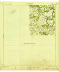 Tolar, Texas 1931 () USGS Old Topo Map Reprint 15x15 TX Quad 137538