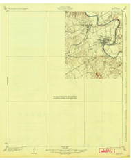 Tolar, Texas 1931 () USGS Old Topo Map Reprint 15x15 TX Quad 137539