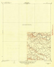 Valley Mills, Texas 1931 (1949) USGS Old Topo Map Reprint 15x15 TX Quad 116834