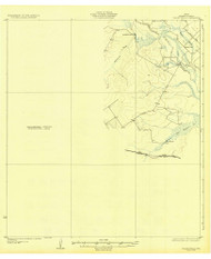 Catarima, Texas 1932 () USGS Old Topo Map Reprint 15x15 TX Quad 137556