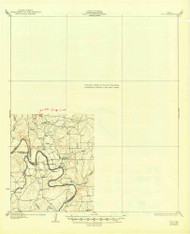 Voss, Texas 1932 (1949) USGS Old Topo Map Reprint 15x15 TX Quad 116925