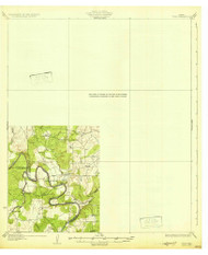 Voss, Texas 1932 () USGS Old Topo Map Reprint 15x15 TX Quad 137566