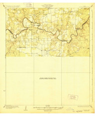 Waldrip, Texas 1928 () USGS Old Topo Map Reprint 15x15 TX Quad 137575