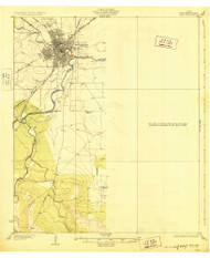 Wall, Texas 1928 () USGS Old Topo Map Reprint 15x15 TX Quad 137582