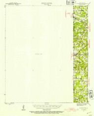 Waskom, Texas 1943 (1954) USGS Old Topo Map Reprint 15x15 TX Quad 116992