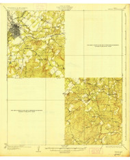 Zephyr, Texas 1928 () USGS Old Topo Map Reprint 15x15 TX Quad 137608