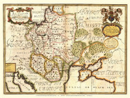 Poland 1718 Wells - Old Map Reprint