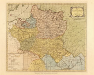 Poland 1770 Mayer A - Old Map Reprint