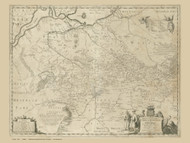 Ukraine 1648 Hondius - Old Map Reprint | Fundraiser for Ukraine