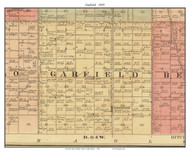 Garfield, South Dakota 1899 Old Town Map Custom Print - Spink Co.