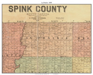 La Prairie, South Dakota 1899 Old Town Map Custom Print - Spink Co.
