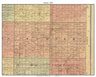 Sumner, South Dakota 1899 Old Town Map Custom Print - Spink Co.