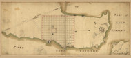 Crown Point 1768 - Lake Champlain - Vermont Old Map Reprint