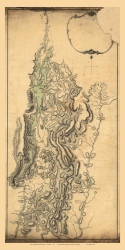 Lake Champlain 1777 - Metcalfe - Vermont Old Map Reprint