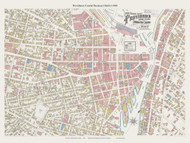Providence 1904 Fire Insurance - Old Map Reprint - Rhode Island Cities