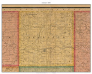 Alcester, South Dakota 1892 Old Town Map Custom Print - Union Co.