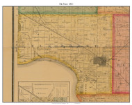 Elk Point, South Dakota 1892 Old Town Map Custom Print - Union Co.