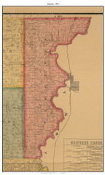 Virginia, South Dakota 1892 Old Town Map Custom Print - Union Co.