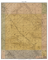 Utica, South Dakota 1894 Old Town Map Custom Print - Yankton Co.