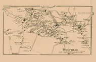 New Haven Westville, Connecticut 1856 New Haven Co. - Old Map Custom Print
