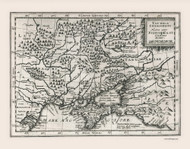 Ukraine 1607 A Mercator - Old Map Reprint | Fundraiser for Ukraine