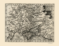 Ukraine 1607 B Mercator - Old Map Reprint | Fundraiser for Ukraine