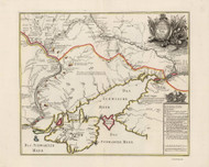 Ukraine 1736 German 1 - Old Map Reprint | Fundraiser for Ukraine