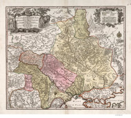 Ukraine 1740 Seutter 2 - Old Map Reprint | Fundraiser for Ukraine