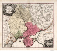 Ukraine 1740 Seutter 1 - Old Map Reprint | Fundraiser for Ukraine