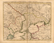 Ukraine 1742 Covens - Old Map Reprint | Fundraiser for Ukraine