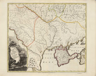 Ukraine 1745 Crimea - Old Map Reprint | Fundraiser for Ukraine