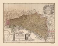 Ukraine - Poland 1775 Homann - Old Map Reprint | Fundraiser for Ukraine