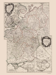 Ukraine - Russia 1784 Santini - Old Map Reprint | Fundraiser for Ukraine