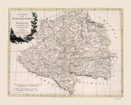 Western Ukraine 1781 Zatta 1 - Old Map Reprint | Fundraiser for Ukraine