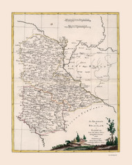 Western Ukraine 1781 Zatta 2 - Old Map Reprint | Fundraiser for Ukraine