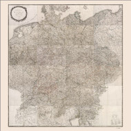 Germany 1797  - Old Map Reprint