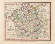 Germany 1804  - Old Map Reprint