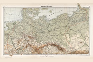 Germany 1896 a  - Old Map Reprint