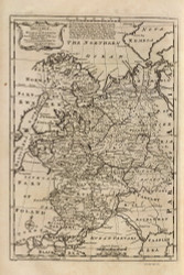 Ukraine - Russia 1747 Bowen - Old Map Reprint | Fundraiser for Ukraine