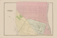 Tonawanda (Southwest), New York 1880 - Old Town Map Reprint - Erie Co. Atlas 54